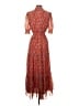 Max Studio 100% Polyester Paisley Red Casual Dress Size S - photo 2