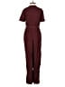 Rails Tweed Burgundy Jumpsuit Size XS - photo 2