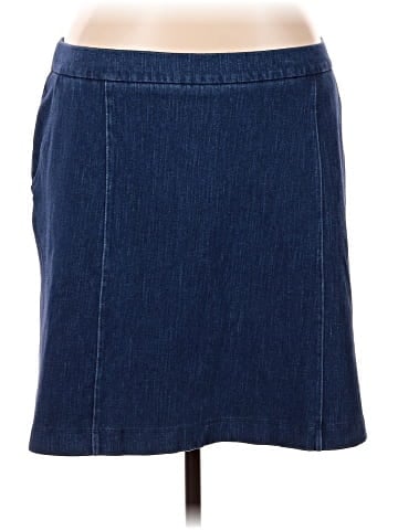 Isaac Mizrahi LIVE! Denim Skirt (view 1)