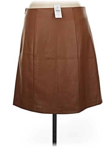 Ann Taylor LOFT Faux Leather Skirt (view 2)