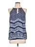 Renee C. 100% Rayon Blue Sleeveless Blouse Size L - photo 1