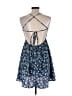 Shein 100% Polyester Floral Blue Casual Dress Size 12 - photo 2