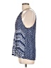 Renee C. 100% Rayon Blue Sleeveless Blouse Size L - photo 5
