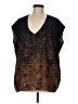 Comptoir des Cotonniers 100% Polyester Brown Sleeveless Blouse Size Med (2) - photo 1