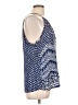 Renee C. 100% Rayon Blue Sleeveless Blouse Size L - photo 4