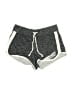 Justice Active Chevron-herringbone Gray Athletic Shorts Size 10 - photo 1