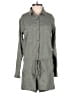 Rails 100% Cotton Solid Green Gray Romper Size XS - photo 1