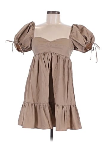 Olivaceous Casual Dress (view 1)