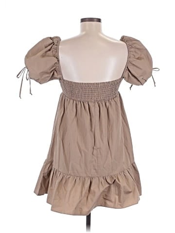 Olivaceous Casual Dress (view 2)