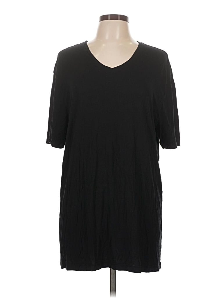 Pre-owned Assorted Brands 3/4 Sleeve T-shirt In Black