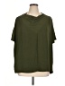 Pari Passu 100% Polyester Green Short Sleeve Top Size 16 - photo 1