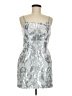 Unbranded Metallic Silver Cocktail Dress Size 8 - photo 1