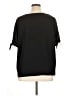 Nordstrom Rack 100% Polyester Black Short Sleeve Blouse Size 1X - photo 2