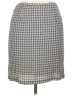 Casual Corner Houndstooth Gray Casual Skirt Size 14 - photo 1