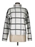 Max Studio Checkered-gingham Silver Turtleneck Sweater Size L - photo 1
