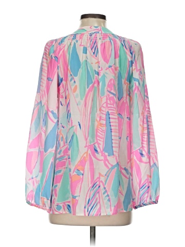 Lilly Pulitzer 3/4 Sleeve Silk Top (view 2)