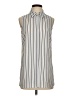 Pure Amici 100% Polyester Silver Sleeveless T-Shirt Size XS - photo 1