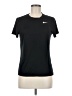 Nike 100% Polyester Black Active T-Shirt Size M - photo 1