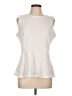 Elle Ivory Sleeveless Blouse Size L - photo 1