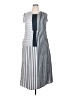 Unbranded Stripes Gray Casual Dress Size XXL - photo 1