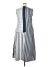 Unbranded Stripes Gray Casual Dress Size XXL - photo 2