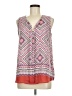 Collective Concepts Red Sleeveless Blouse Size M - photo 1