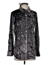 Simply Noelle Paisley Gray Long Sleeve Blouse Size S - photo 1