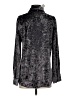 Simply Noelle Paisley Gray Long Sleeve Blouse Size S - photo 2