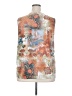 Cj Banks Orange Sleeveless Blouse Size 2X - photo 2