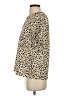Nine Britton 100% Polyester Animal Print Tan Short Sleeve T-Shirt Size S - photo 5