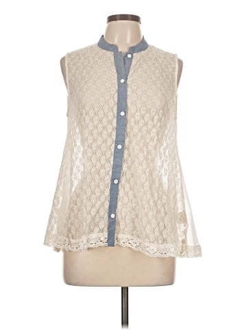 Adam Levine Sleeveless Button-Down Shirt (view 1)