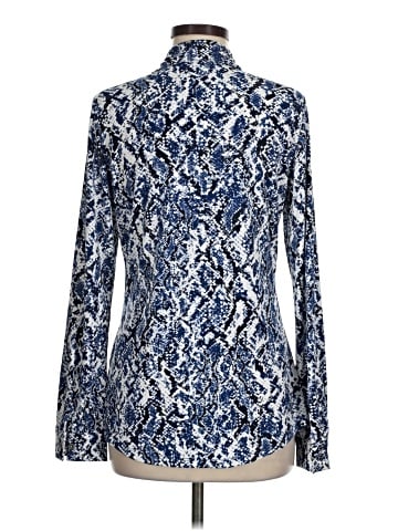 Jones New York Signature Long Sleeve Button-Down Shirt (view 2)