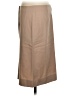 Club Monaco Solid Tan Wool Skirt Size 4 - photo 2