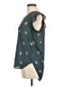 Ann Taylor LOFT Outlet 100% Polyester Teal Sleeveless Blouse Size M - photo 5