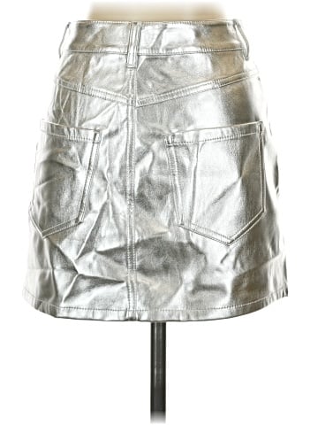 French Connection Faux Leather Skirt (view 2)