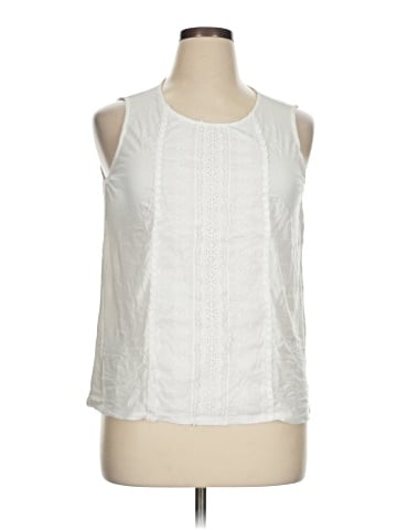 Skies Are Blue Sleeveless Blouse (view 1)