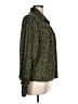 Walter Baker 100% Polyester Animal Print Green Long Sleeve Blouse Size L - photo 4