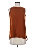 Scotch & Soda 100% Polyester Orange Brown Sleeveless Blouse Size P (petite) - photo 1
