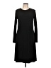 Norma Kamali Solid Black Casual Dress Size L - photo 1