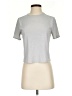 Outdoor Voices Silver Short Sleeve Turtleneck Size XS - photo 1