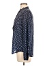 J.Crew Polka Dots Blue Long Sleeve Blouse Size 6 - photo 5
