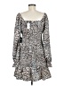 Express Animal Print Brown Cocktail Dress Size M - photo 2