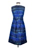 Lela Rose 100% Polyester Tie-dye Blue Cocktail Dress Size 4 - photo 2