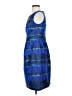 Lela Rose 100% Polyester Tie-dye Blue Cocktail Dress Size 4 - photo 5