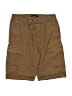 DKNY Solid Brown Cargo Shorts Size 10 - 12 - photo 1