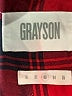 Grayson 100% Lyocell Plaid Red Long Sleeve Button-Down Shirt Size Med (3) - photo 7