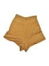 Sancia 100% Tencel Solid Gold Shorts Size XS - photo 2