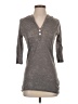 Assorted Brands Gray 3/4 Sleeve T-Shirt Size XS - photo 1