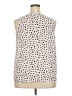 ELOQUII 100% Polyester Ivory Sleeveless Blouse Size 18 - photo 2