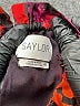 Saylor 100% Viscose Floral Purple Long Sleeve Blouse Size XS - photo 7